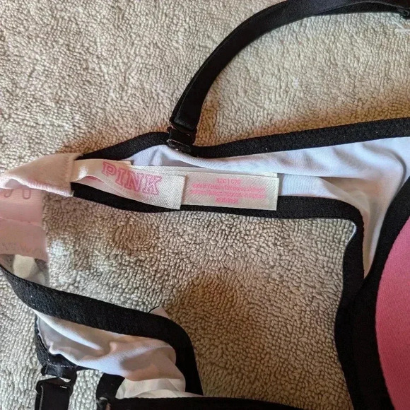 PINK Logo Bras.  Wear Everywhere lightly lined.  Size 32C - Picture 3 of 3